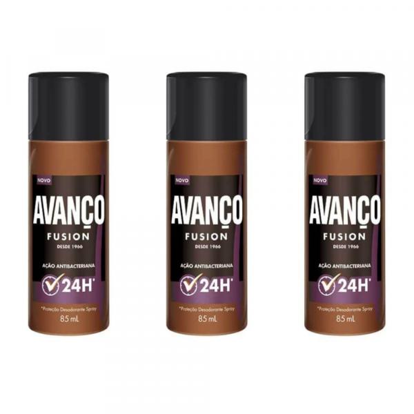 Avanço Fusion Desodorante Spray 85ml (Kit C/03)