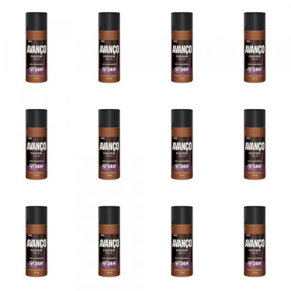 Avanço Fusion Desodorante Spray 85ml (Kit C/12)