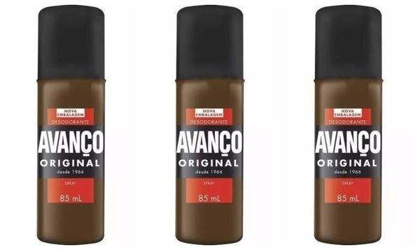 Avanço Original Desodorante Spray 85ml (kit C/03)