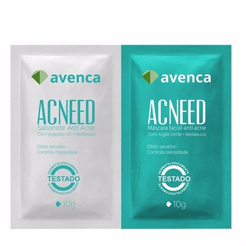 Avenca Acneed Kit de Tratamento Antiacne 10g