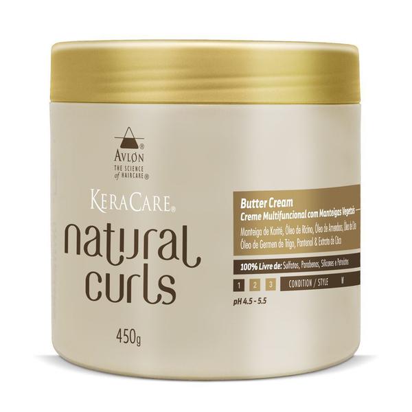Avlon KeraCare Natural Curls Butter Cream Creme Multifuncional com Manteiga Vegetal 450g