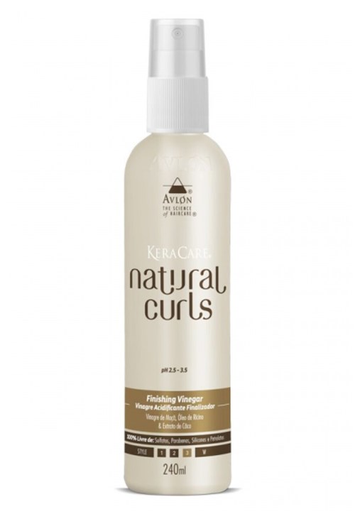 Avlon KeraCare Natural Curls Finishing Vinegar Acidificante Finalizador 240ml