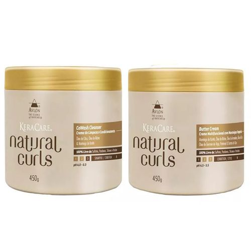 Avlon Natural Curls Cowash 450g e Butter Cream 450g