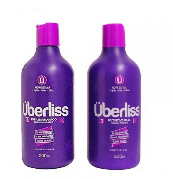 Avlon Uberliss Duo Pre Liss Shampoo 500ml + Nutritive Mask 500ml