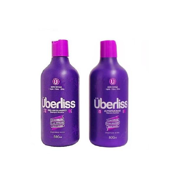Avlon Uberliss Duo Pre Liss Shampoo 500ml + Nutritive Mask 500ml