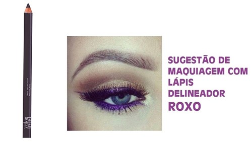 Avon Color Trend Lápis Delineador de Olhos (Roxo)
