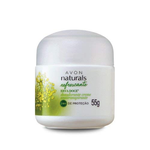 Avon Naturals Desodorante Creme Antitranspirante Erva Doce 55g