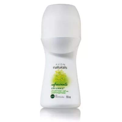 Avon Naturals Desodorante Roll-On Antitranspirante Erva Doce 50 Ml