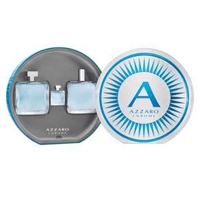 Azzaro Chrome Kit - Eau de Toilette + Pós-Barba + Miniatura Kit - 100 Ml 7 Ml
