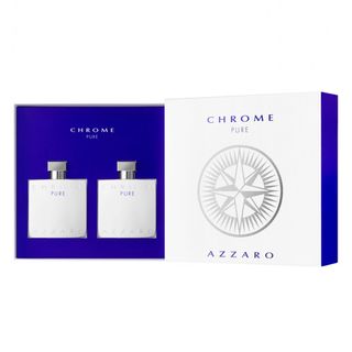 Azzaro Chrome Pure Kit - Perfume + Pós-Barba Kit