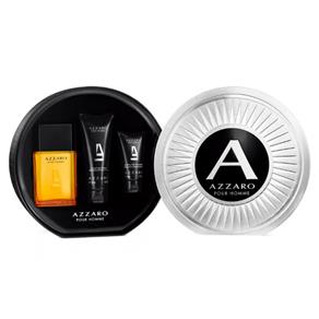 Azzaro Kit Pour Homme Eau de Toilette Perfume Masculino + Gel de Banho + Pos Barba - 100ml