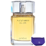 Azzaro Pour Elle Extrême Eau de Parfum - Perfume Feminino 75ml+Necessaire Roxo com Puxador em Fita