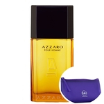 Azzaro Pour Homme Eau de Toilette - Perfume Masculino 100ml+Beleza na Web Roxo - Nécessaire