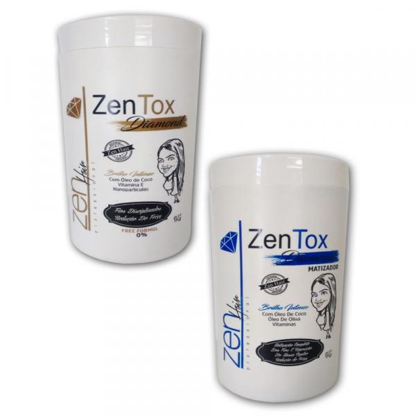 B-tox Matizador Zen Tox Zen Hair + Btx Sem Formol 2x1kg