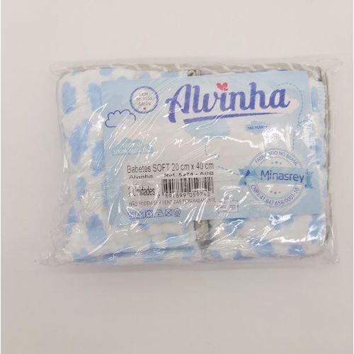 Babetes Soft Azul - Alvinha Minasrey Ref 5974