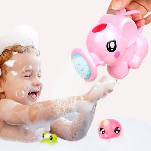 Baby Bath Toy Companion Elefante bonito com aspersão Nose Shower Toy Crianças Banheiro Praia Toy Essencial