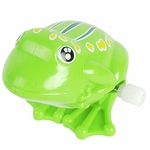 Baby Kids Toys Wind Up Clockwork Toy Mini Pull Back Jumping Frog Toys for Children Boys Green Wind Up Jumping Toy