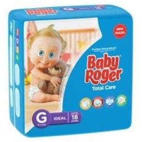 Baby Roger Ideal Fralda Infantil G com 18
