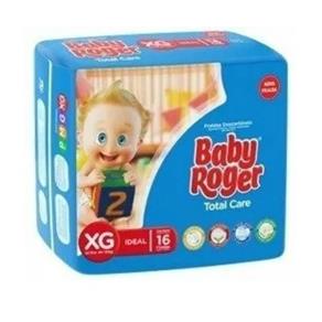 Baby Roger Ideal Fralda Infantil Xg com 16