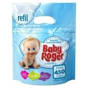 Baby Roger Lenços Umedecidos Refil C/450