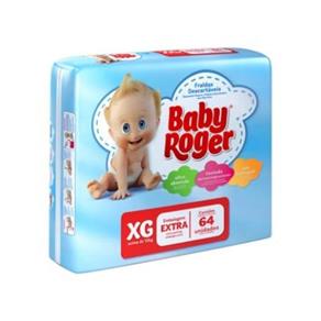 Baby Roger Mega Fralda Infantil Xg com 64