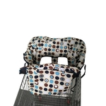 Baby Stroller Pontilhada 2 Em 1 Supermercado Carrinho De Criança De Assento Almofada Portátil Projeto Outting Segurança