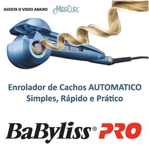 BabyLiss MIRACURL - Enrolador Cachos Automático - NANO TITANIUM - By Roger - 110 V