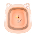 Bacia Footbath bebê portátil dobrável Banheira infantil lavatório dobrável recém-nascido Silicone lavatório Titular Venda quente
