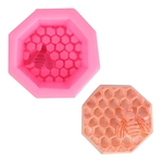 Baking Tridimensional Honeycomb Fondant molde de silicone Chocolate Mold