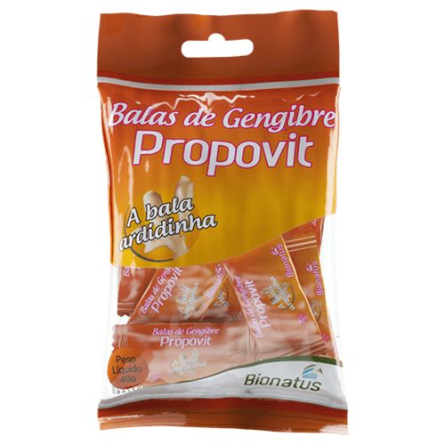 Bala De Gengibre Propovit Bionatus 40g