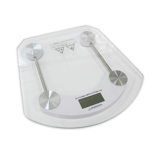 Balança de Banheiro Digital Care Transparente 180kgs Hauskraft BALD-004 - Hercules