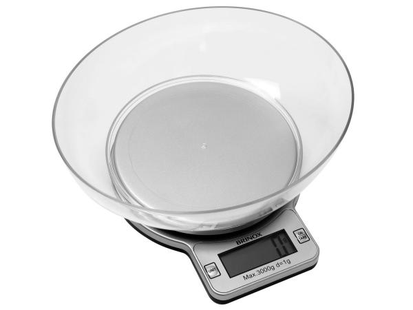 Balança de Cozinha Digital Brinox - 1g Até 3kg