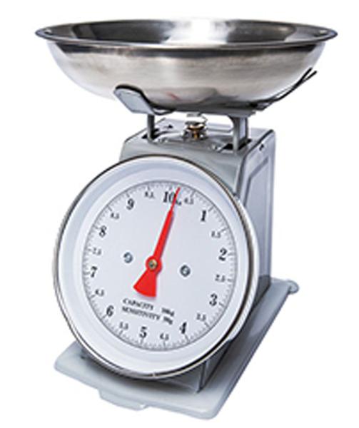 Balança de Cozinha Mecânica 10kg Cromada KALA
