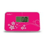 Balança Digital Portátil Vitallys Plus com Sensor de Alta Precisão Pink Capacidade 150 Kg