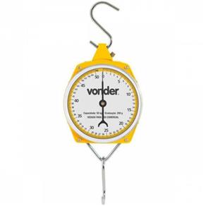 Balança Suspensa Tipo Relógio Vonder 50.kg - Amarelo