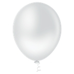 Balão Liso Branco (50 unid)