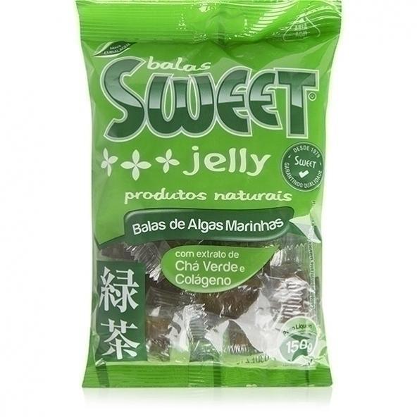 Balas de Algas e Colágeno, Chá Verde - Sweet Jelly