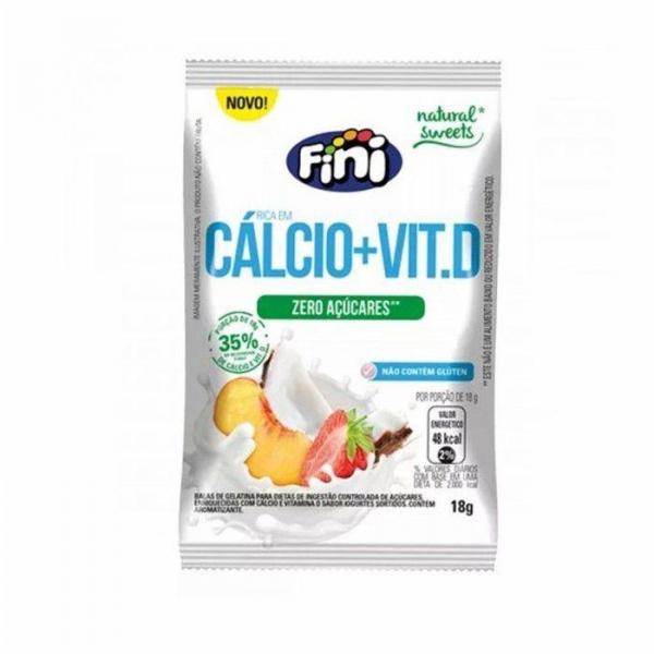 Balas Fini Calcio + Vit.d 18g -zero Açúcar