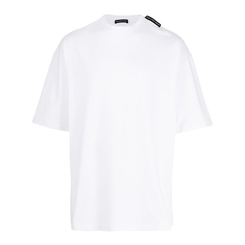 Balenciaga Camiseta com Detalhe de Logo - BRANCO