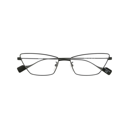 Balenciaga Eyewear Óculos de Sol Geométrico - Preto