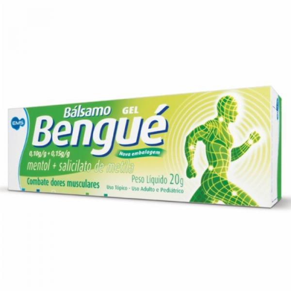 Balsamo Bengue Gel 60g - Mentol + Salicilato de Mentila - Alivio da Dor e Contusão - Ems