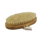 Bamboo Handle Bath Brush Microfiber Silk Bath Massage Back Brush Sessile