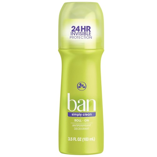 Ban Desodorante Roll-On - Simply Clean - 103Ml