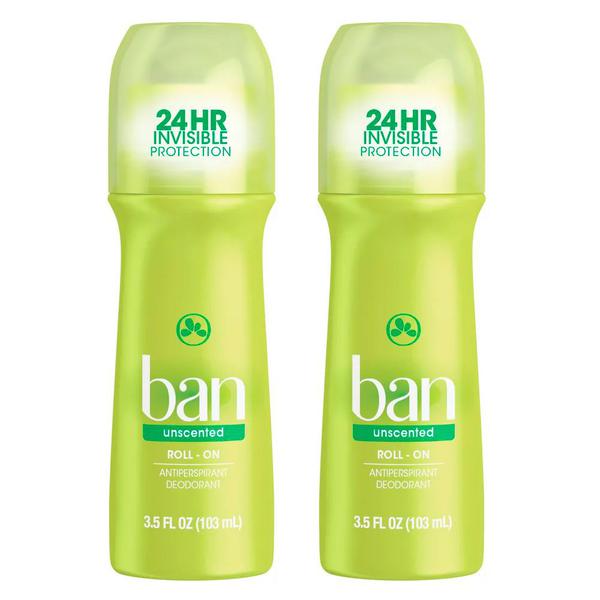 Ban Roll-on Sem Perfume Kit - 2 Desodorantes