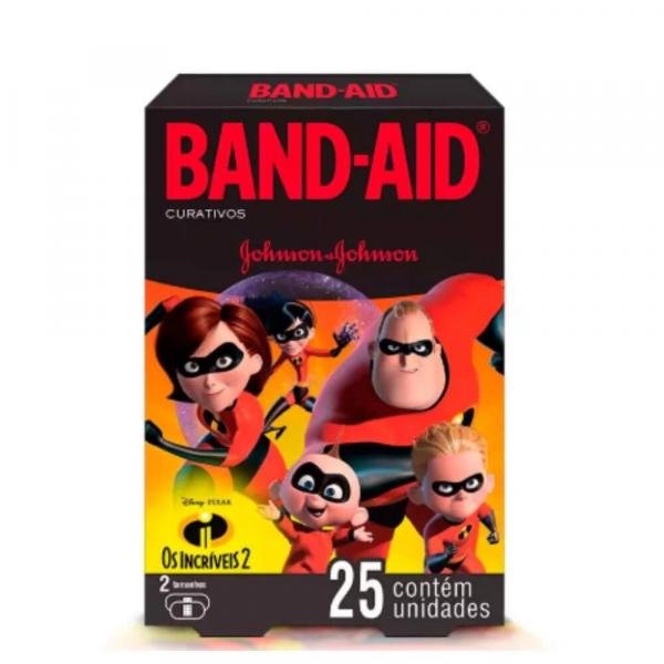 Band Aid os Incríveis Curativo Infantil C/25