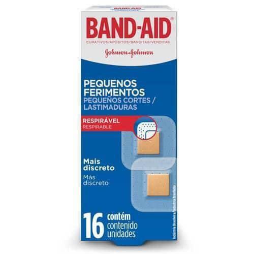 Band Aid Pequenos Ferimentos Curativo C/16