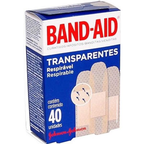 Band Aid Transparente C/ 40 Unid - Johnson Johnson