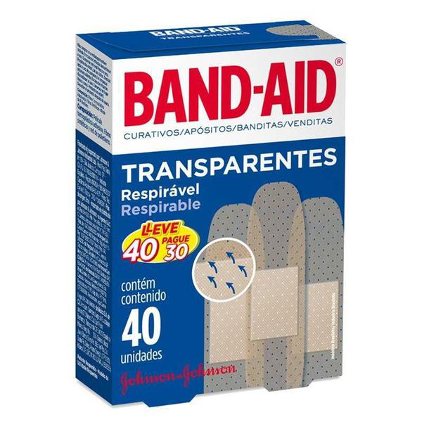Band Aid Transparente com 40 Un - Johnson Johnson