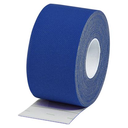 Bandagem Elástica Macrolife Kinesio Tape K 5cm X 5m Azul Marinho