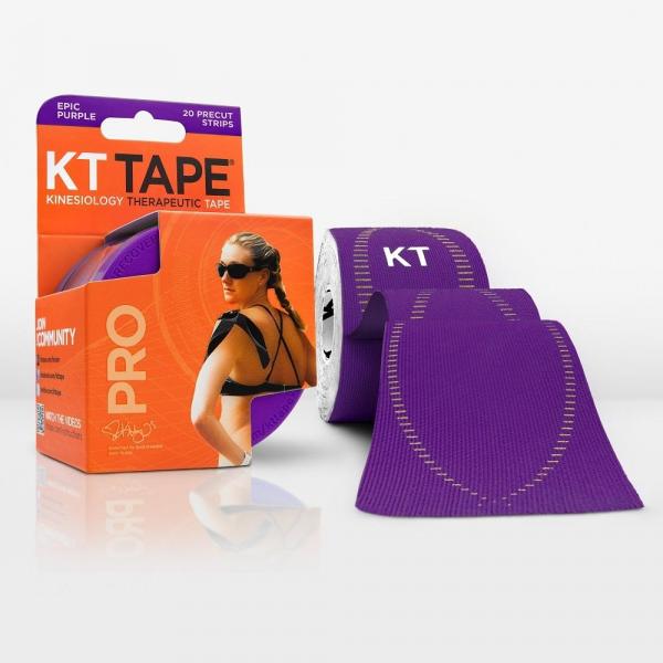 Bandagem Elástica Sintética - Kt Tape 20 Tiras Roxo
